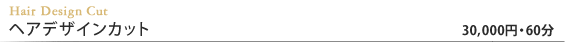ヘアデザインカット